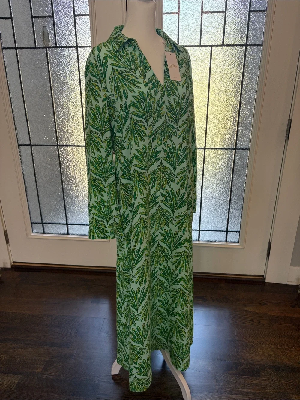 Simona Dress - Kitts Green - Picture 2 of 5